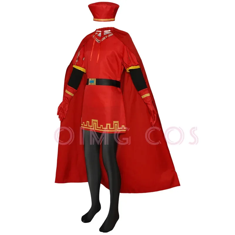 DY2025Lord Farquaad 코스프레 의상 Shrek 카니발 유니폼 가발 애니메이션 할로윈 의상 여성 게임