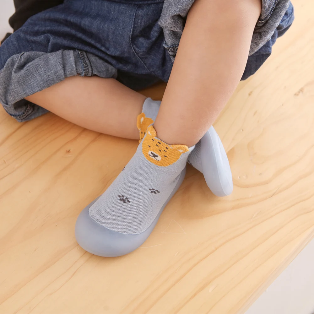 Baby Shoes Thin Cotton Anti-Slip First Shoes Baby Toddler Shoes Animal Lovely First Walker Kids Soft Rubber Sole Boots