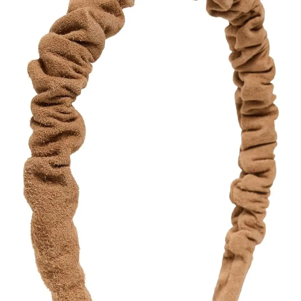 

Женская светло-коричневая замшевая повязка на голову Jessie от Lele Sadoughi, один размер, Buff