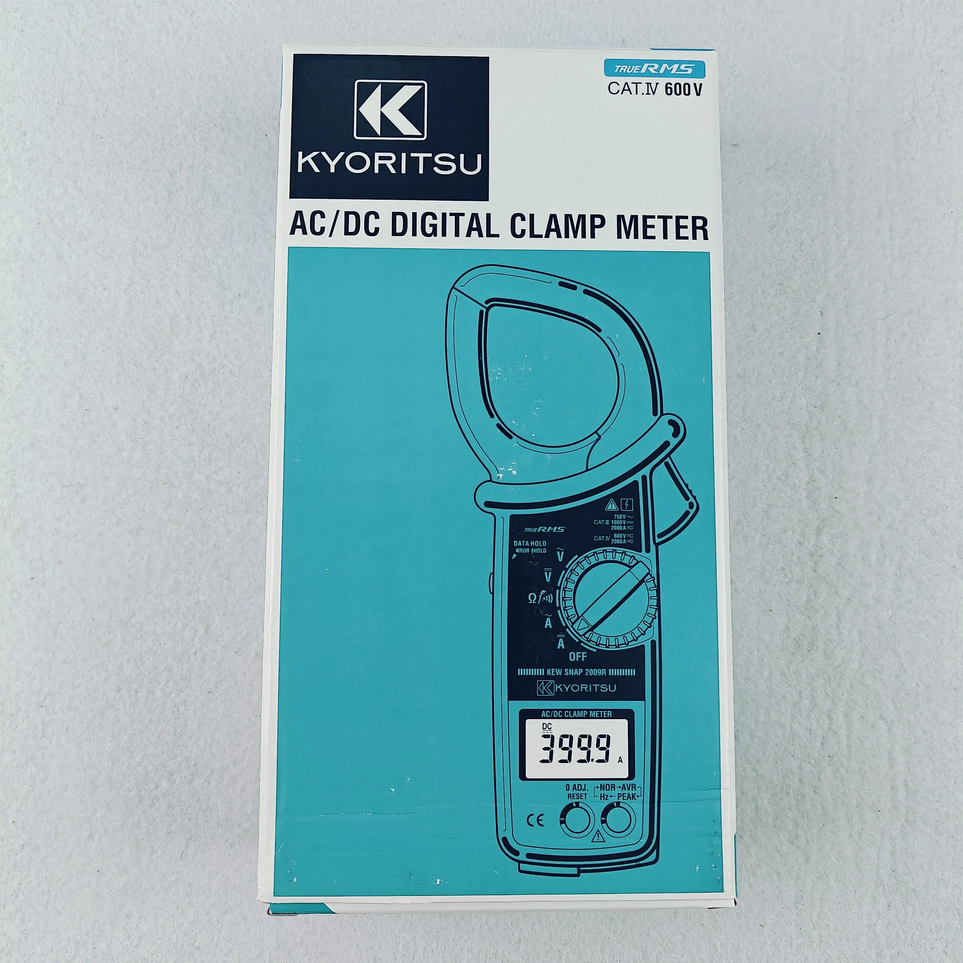 Kyoritsu KEW 2009R AC/DC Digital Clamp Meter 2000A/750V Current Voltage Tester CAT IV 600V True RMS