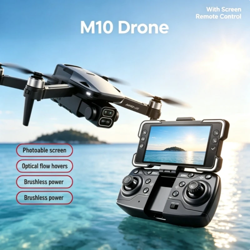original-m10-gps-foldable-rc-quadcopter-8k-hd-camera-5g-wifi-fpv-screen-remote-control-brushless-motor-obstacle-avoidance-drone