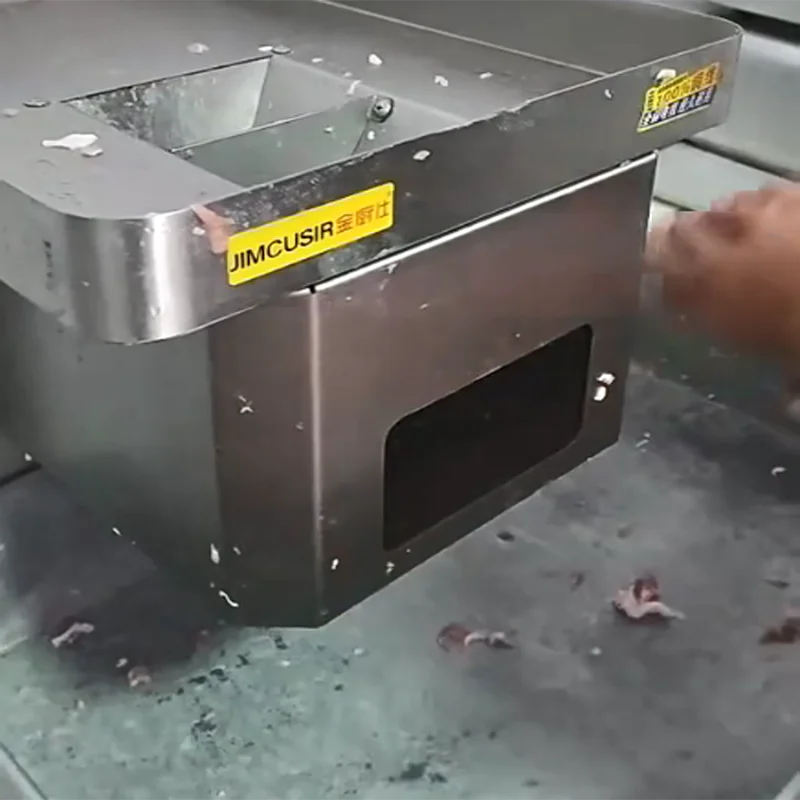 

Compact Dual Voltage Stainless Steel Automatic Vertical Meat Slicer Adjustable Blade for Global Market Butcher Shops