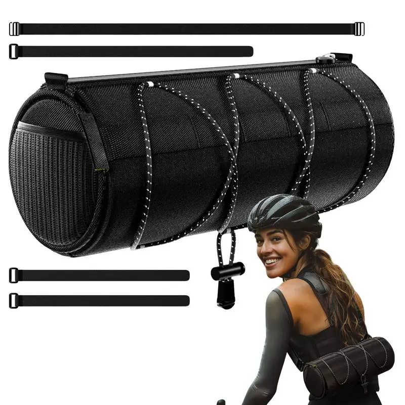 Cycle Front Bag 2.2L Handle Bar Storage Bag Barrel Bag For Cycle Multifunctional Waterproof Professional Cycling Accessories