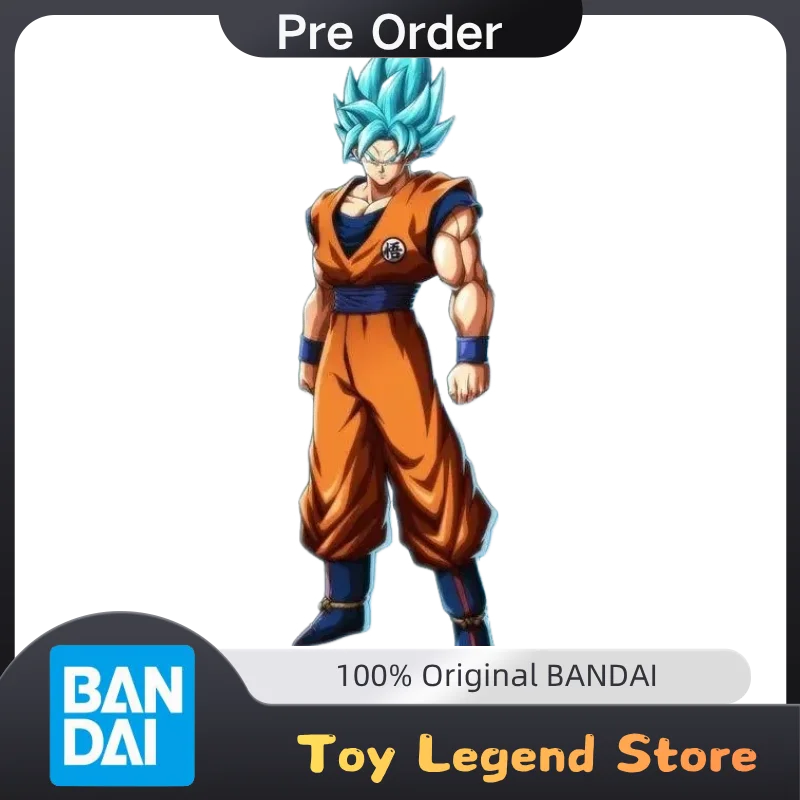 New Original Bandai S.H.Figuarts Goku Dragon Ball Super Saiyan God Super Saiyan Son Goku Blue Power Anime Action Figure Toy Gift