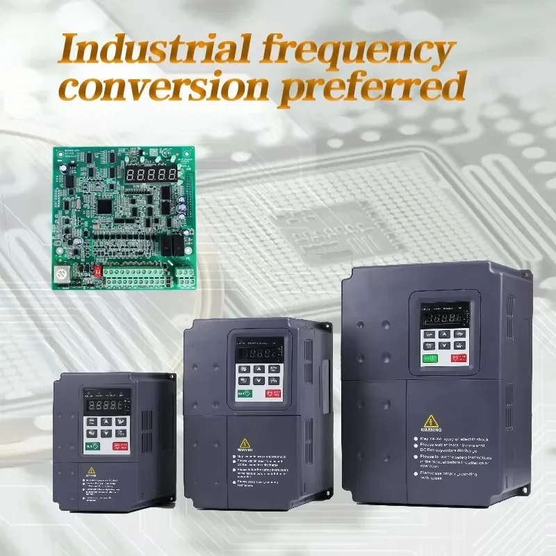 Single Phase to Three Phase 4kW 5.5Kw 7.5kw 11kW Frequency Submersible Water Pump Converter Variable Frequency Drivers