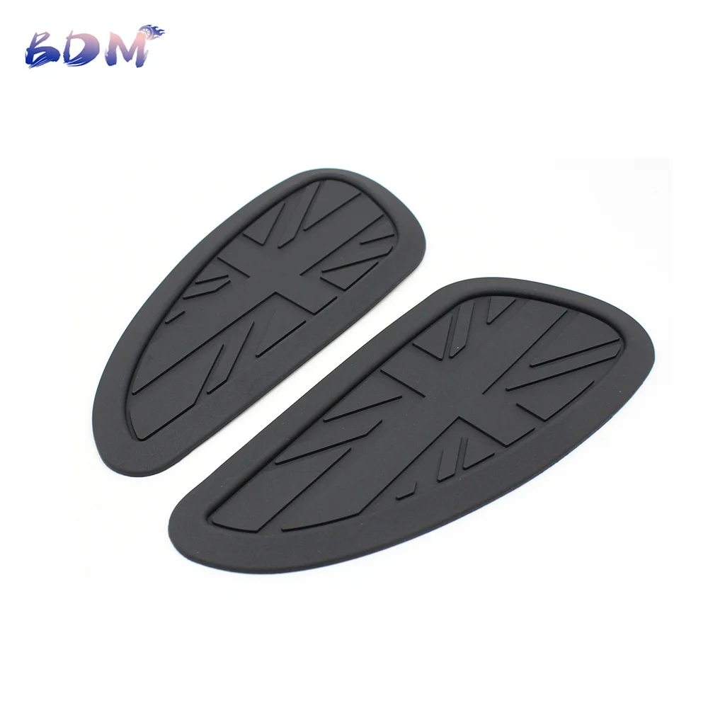 Motorcycle Accessories Fuel Tank Pad Protector Anti-silp Traction Side Sticker Knee Grips Decal For Triumph Bonneville T100 T120