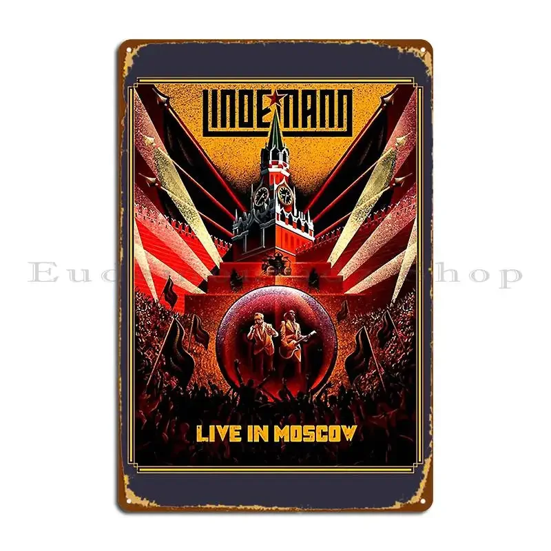 Good Big Four Has Many Fans Live In Moscow Art Band Andlt Cheytac Collection Andgt Metal Sign Wall Decor Tin Sign Poster