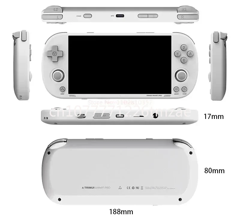 

Open Source Handheld Game Machine Retro Arcade HD Game Console Linux System Battery Life Trimui Smart Pro 4.96-Inch IPS Screen