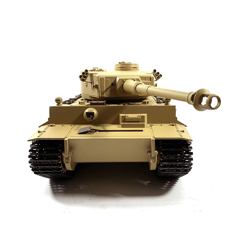 Metal Mato 1/16 Tiger I RC RTR Model czołgu BB Strzelanie Pellet Żółty 1220 TH00645-SMT4