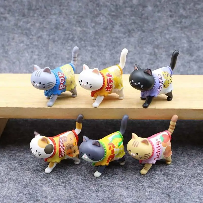 

Новая слепая коробка для кошек, упаковка для конфет, фигурка кошки, игрушки, котята, куклы, слепая сумка, украшение, детский рождественский подарок, слепая коробка