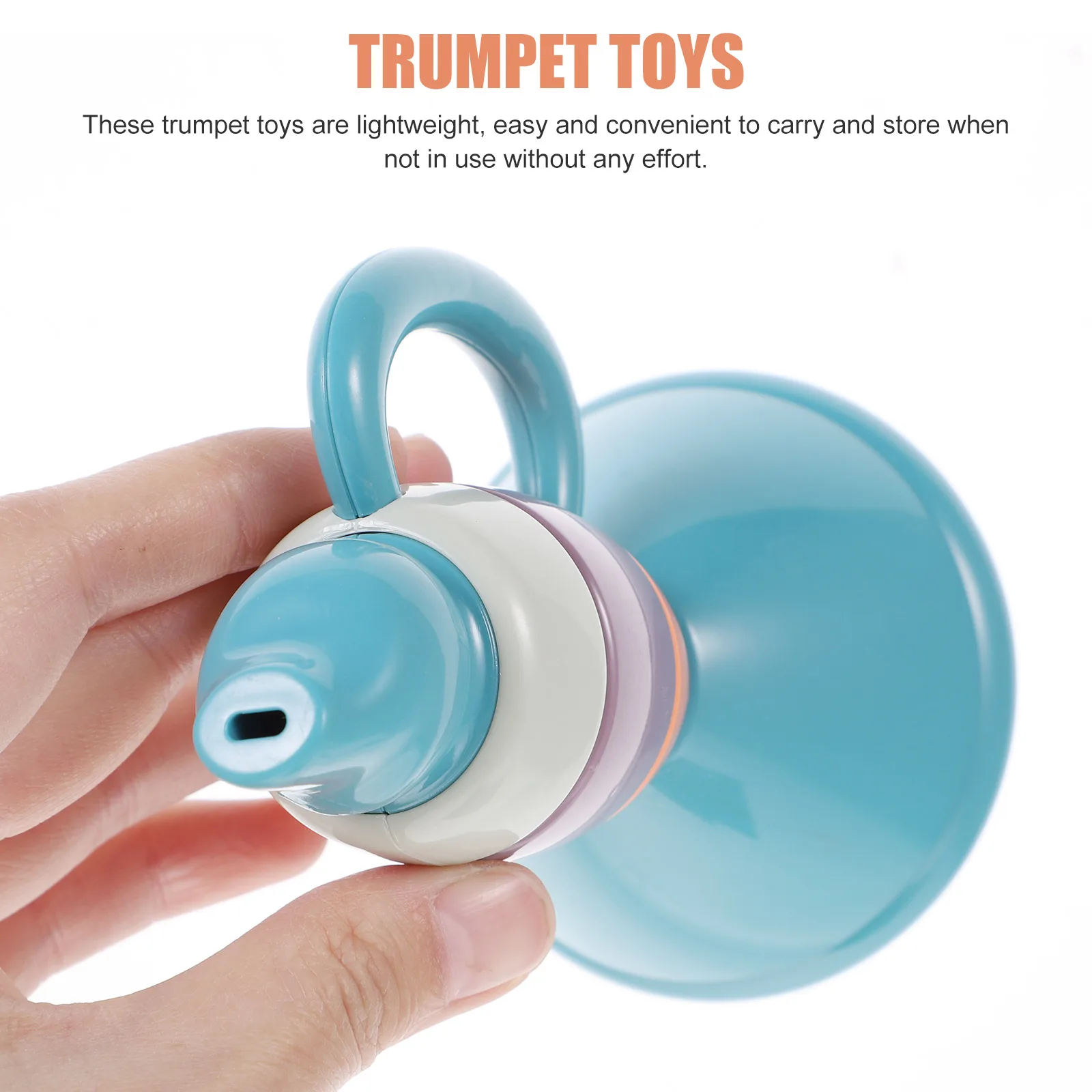 Huishoudelijke muzikale kindertrompet Mooie kleurrijke mini-leeraccessoires Luid geluid Compact plezier voor schoolkinderen Benodigdheden