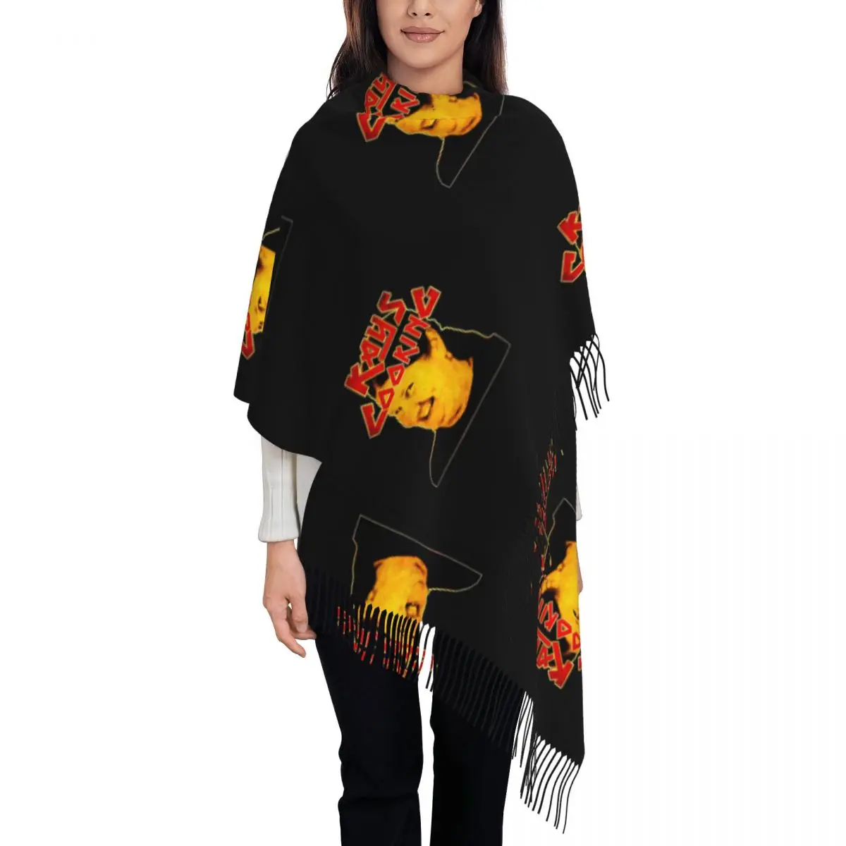 

Kays Cooking Scarf Tassel Scarves Women Soft Warm Shawls and Wraps Long Fall Winter Shawl Wrap
