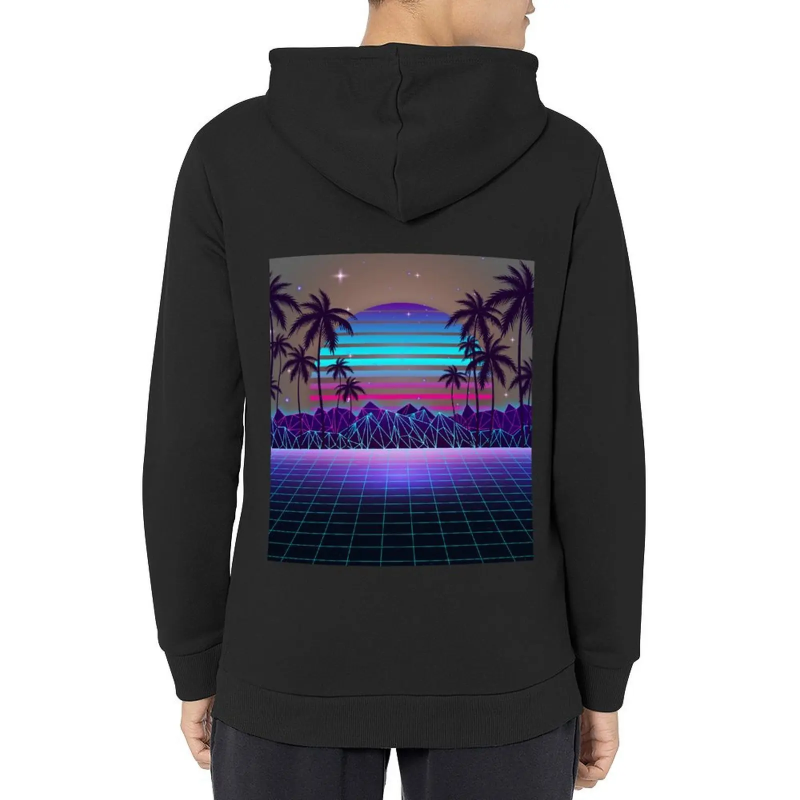 

Fascinating Dusk Retrowave Hoodie men wear men's clothes men clothing hooded shirt hoodie for men