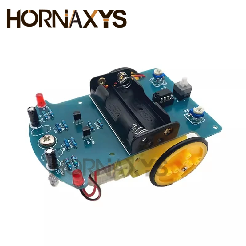 D2-1 DIY Kit Intelligent Tracking Line Smart Car Kit TT Motor Electronic DIY Kit Smart Patrol Automobile Parts DIY Electronic