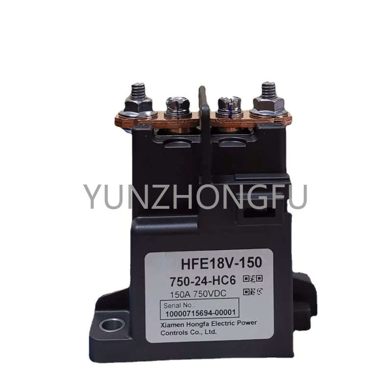 

New to HFE18V-150/750-12 24-HC6 high-voltage DC relay contactor 150A750V