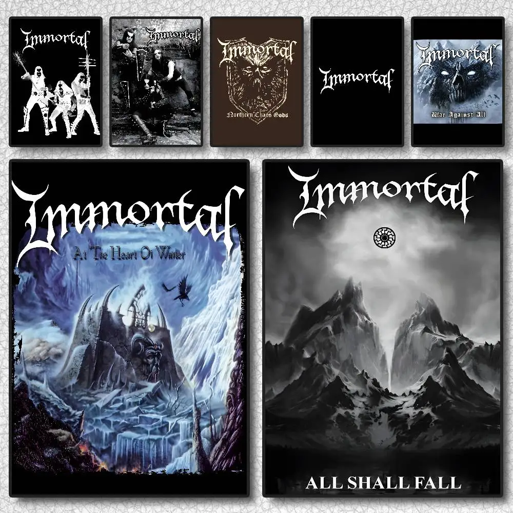 I-IMMORTAL-N-Northern C-Chaos Gods ملصق HD الفن لزجة جدار مقاوم للماء غرفة المعيشة المنزلي غرفة نوم بار الديكور الجمالي