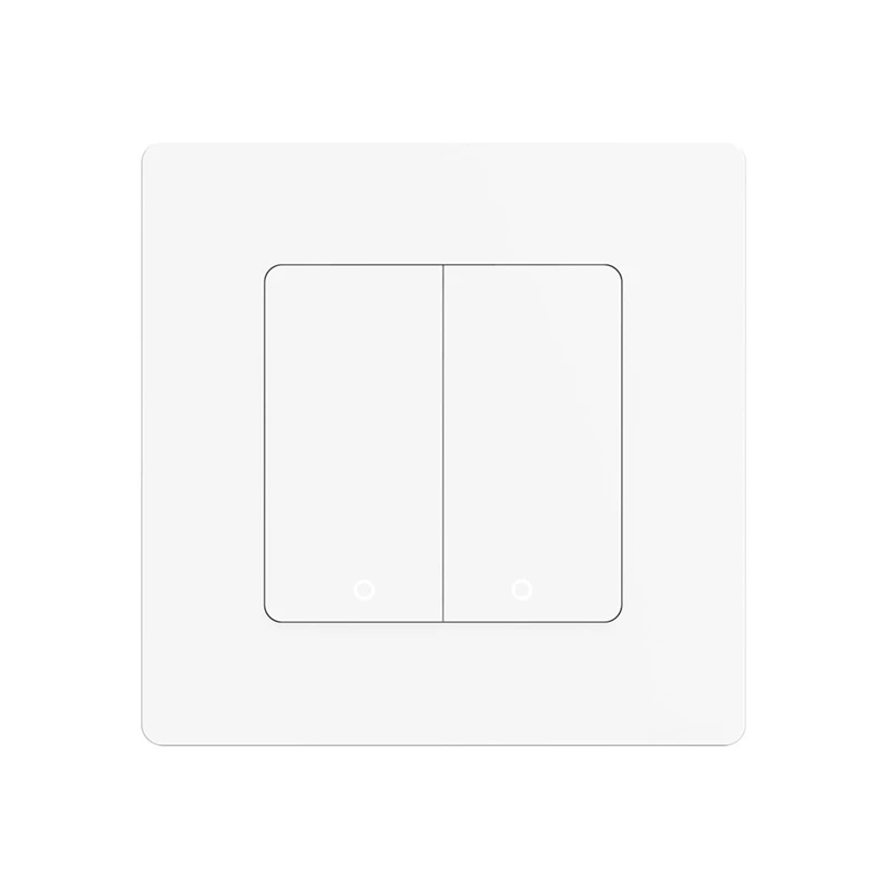 

Умный выключатель света Tuya Wi-Fi, 2-клавишный диммер, приложение Smart Life, дистанционное управление, работает с Alexa Google A