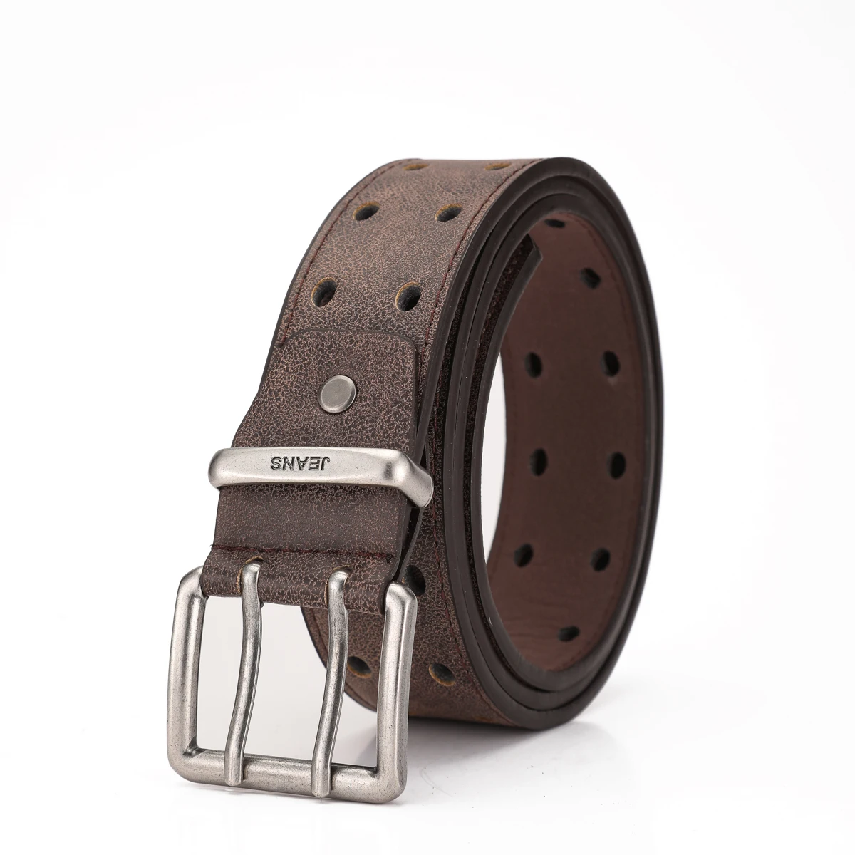 Ein Western-Style PU-Ledergürtel für Damen und Herren, ein Klassischer und Lässiger Retro-Gürtel – Detail 5