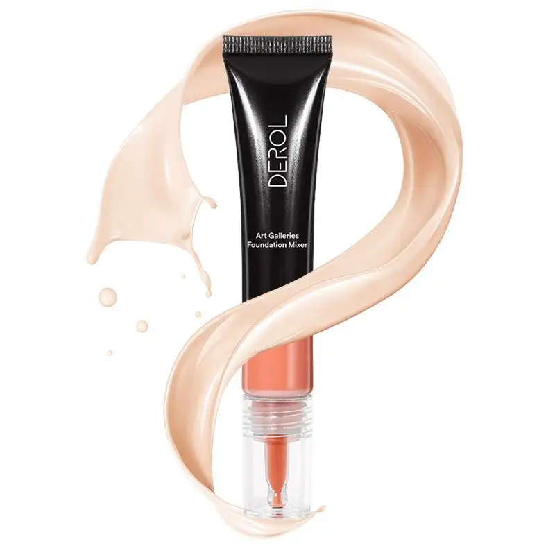 Corrector de Color naranja, Base de maquillaje blanca, Corrector de Color ligero, maquillaje para personalizar la Base de la piel, autoajustable