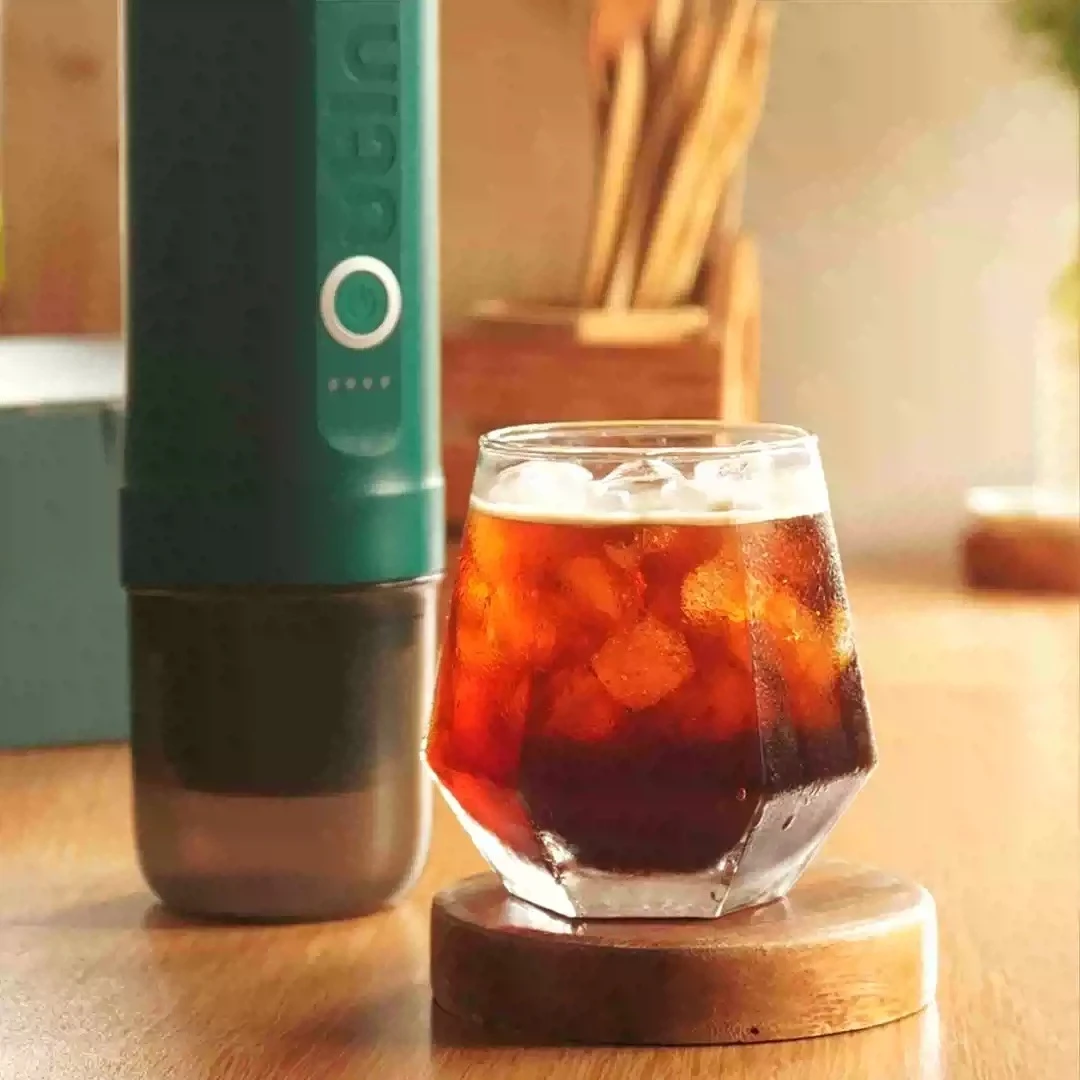Portable Handheld Coffee Machine Heated Camping Hiking Automatic Car Small Gift Capsule Ultra Light