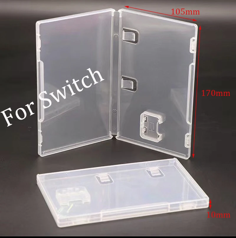 

1PC Game Card Storage Case Box Transparent Cartridge Holder Shell For Switch NS Box Storage Shell Book Holder For Inserted Cover