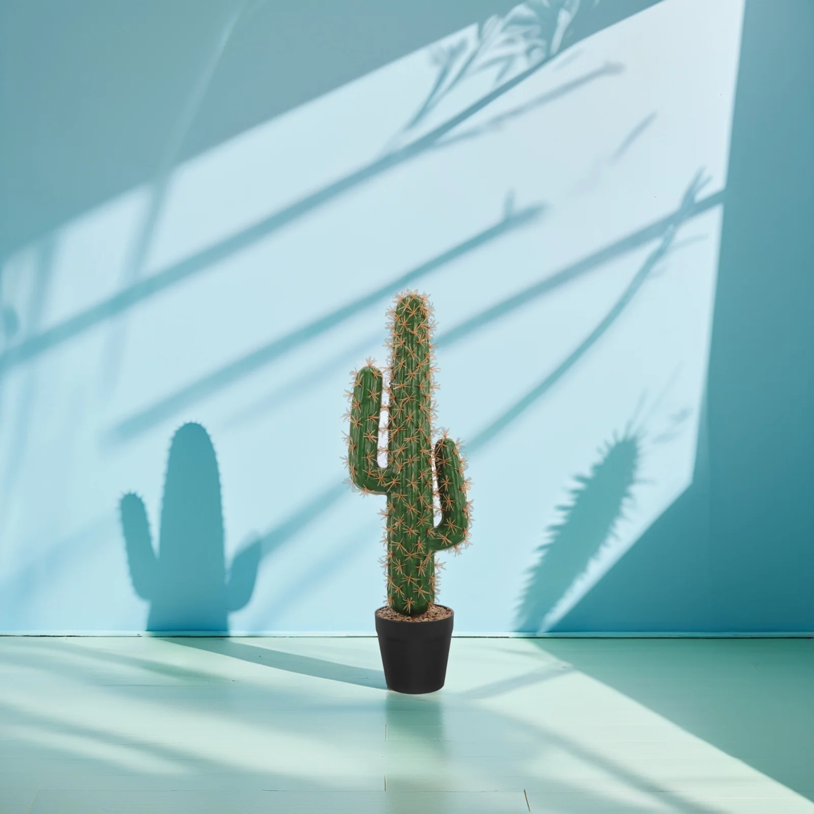 

Artificial Succulent Plants In Pot Simulation Potted Cactus For Home Office Garden Decor Landscaping Ornament