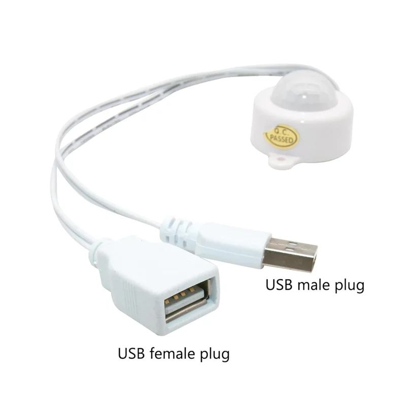 ABVO-Mini LED Motion Sensor Switch, IR Activated LED Switch Controller With USB Cable For LED Light Strips