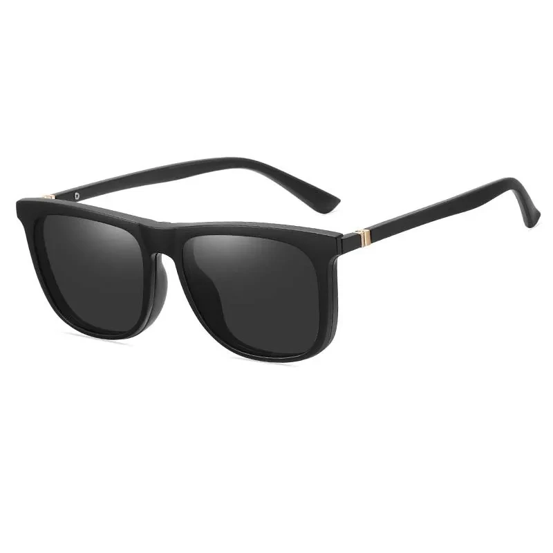 55113 platz Männer Polarisierte Sonnenbrille Magnetische Clip Anti Blau Licht Optische Gläser Rahmen Mode Computer Brillen
