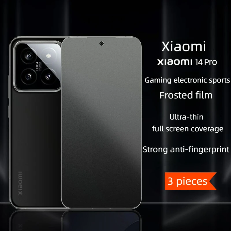 

3PCS Matte Hydrogel Film for Xiaomi 15 14 13 14T 13T Pro Ultra Full Cover Screen Protector for Xiaomi 14T Pro Protective Film