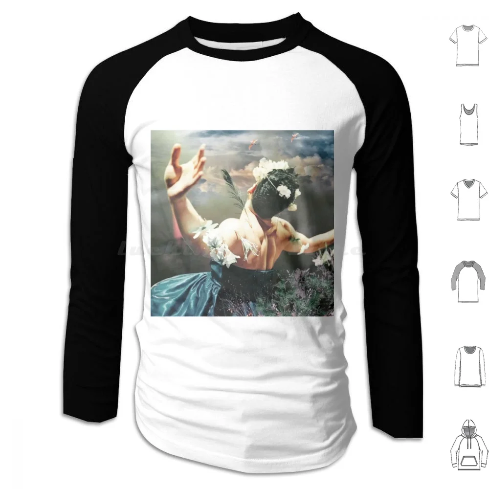 Mother Earth Hoodie cotton Long Sleeve Mother Earth Flowers Performer Dancer Spring Show Stage