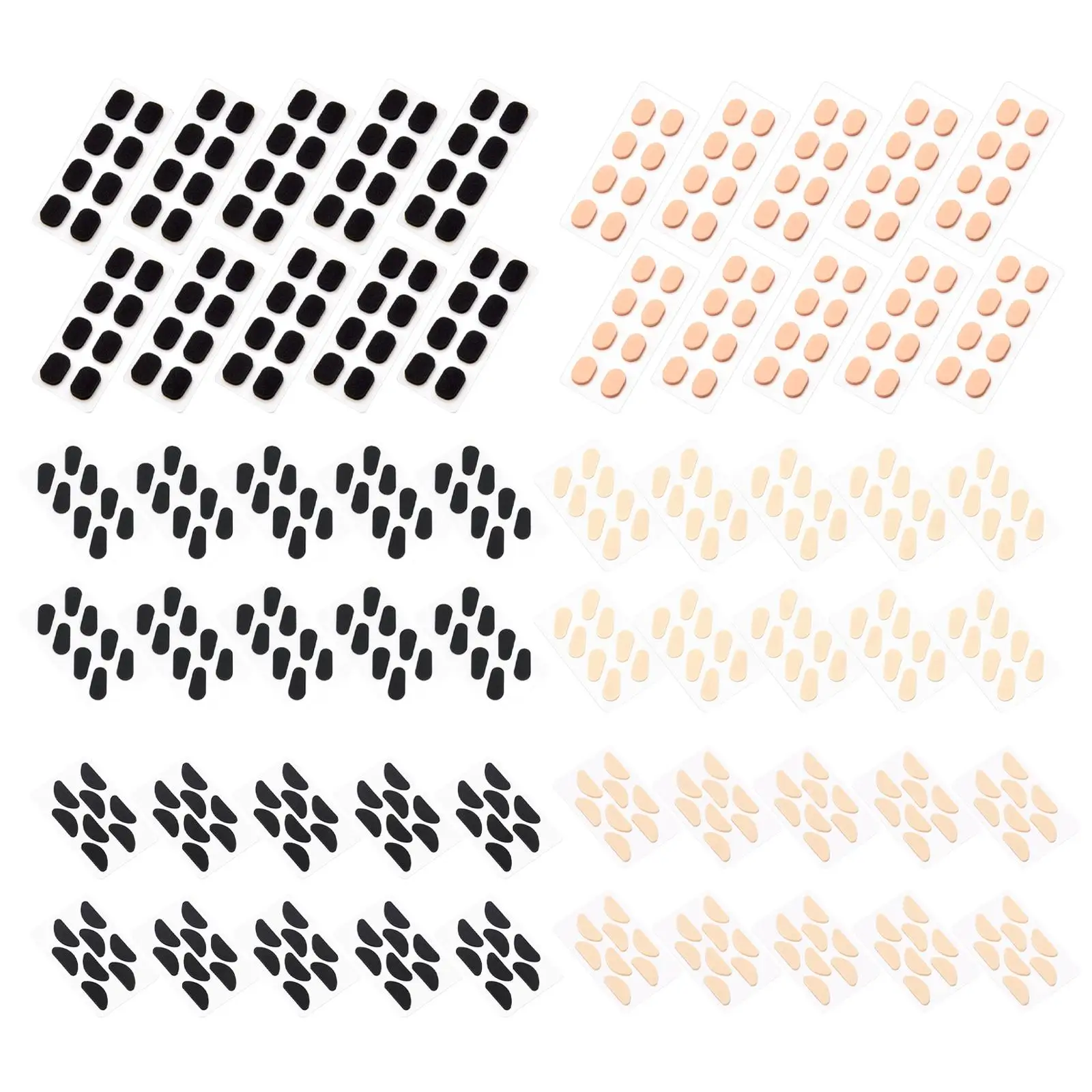 40 par nakładek na nos do okularów, gąbki EVA, antypoślizgowe, wygodne.