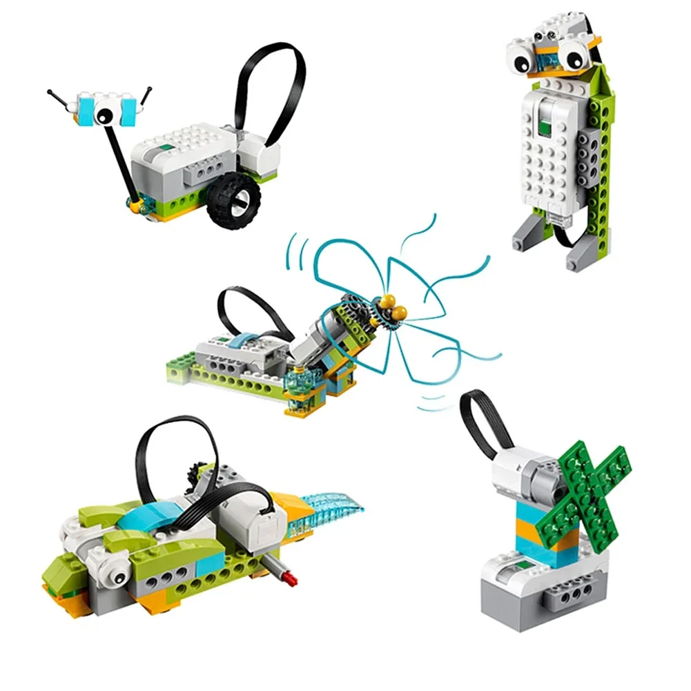 DIY Programmering Robot Elektronische Bricks Kit Compatibel met legoeds WE-DO 2.0 45300 Bouwstenen High-tech Onderwijs Geschenken 50 P