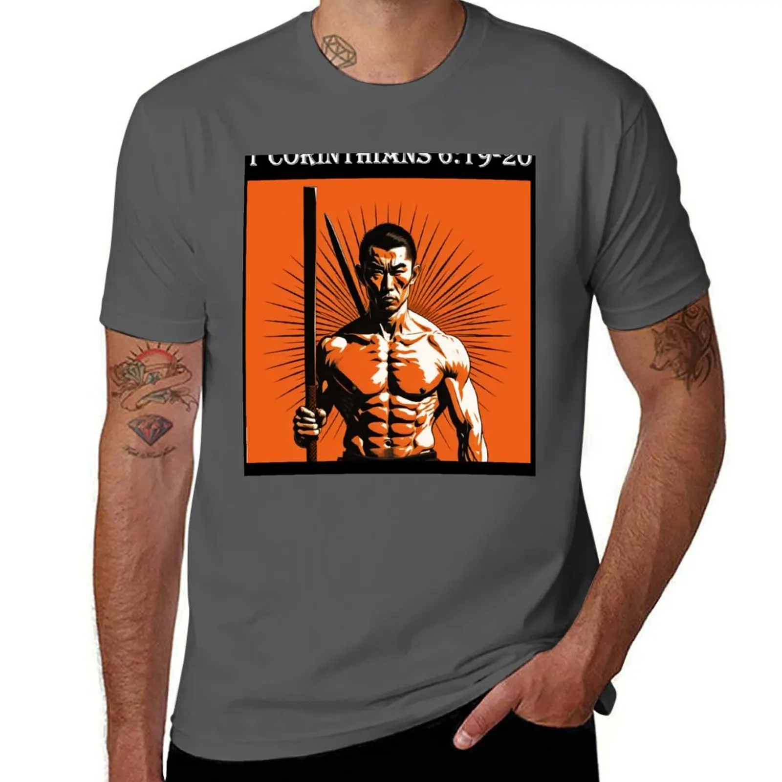 

1 Corinthians 6:19-20 (1) - Yukio Mishima T-Shirt funny t shirts man t shirts for man pack white T-Shirt