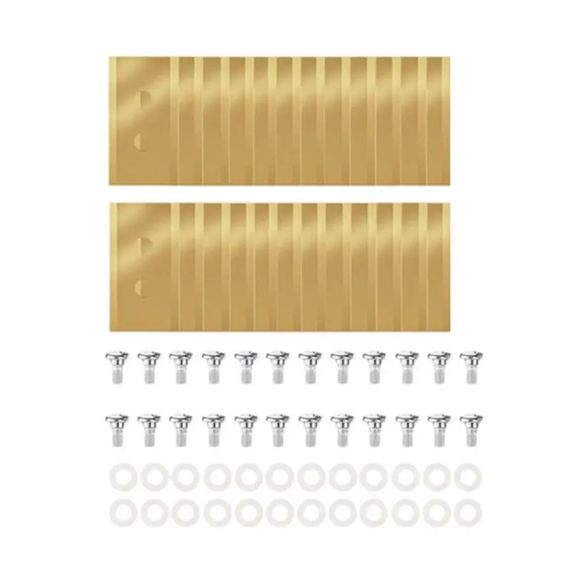 AS60-24 Pcs Replacement Blades For Mammotion Luba & Yuka All Series Replacement Robotic Lawnmower Blades