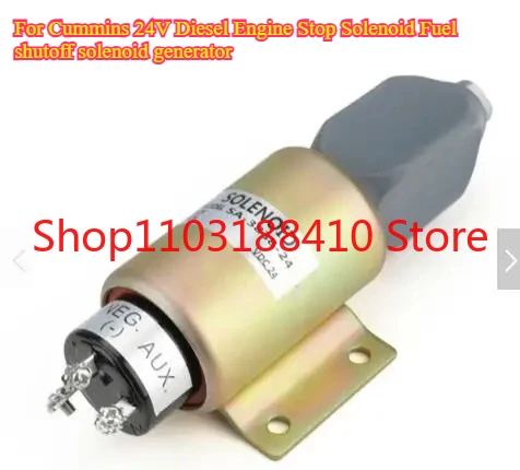 

SA-3838-24 2003-24E7U1B1S2A For Cummins Diesel Engine Stop Solenoid Fuel shutoff solenoid generator 24V NT855 SA-3838-12 12V