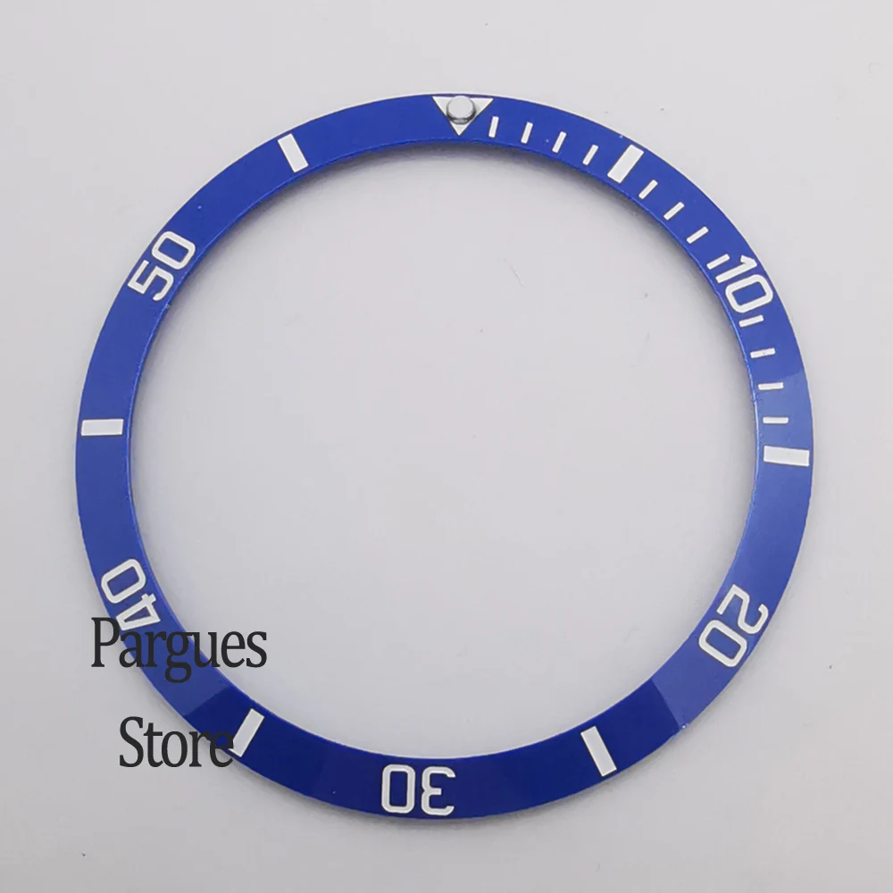 37.2mm ceramic/aluminum wathc bezel insert fit 39mm case