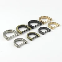 2pcs Metal Detachable D Ring Open Screw Dee Buckle Shackle Clasp for Leather Craft Bag Strap Belt Buckle Handle Shoulder Webbing 4