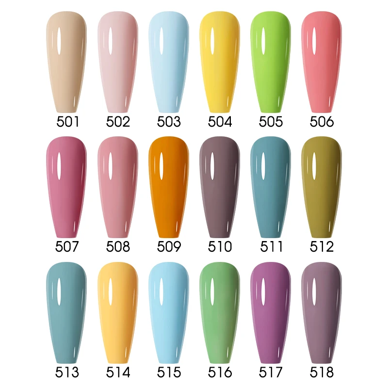 Esmalte en gel Clou Beaute, colores neón marrón, azul real, rojo, verde, pastel, nude, barnices de uñas, gel de acabado, UV 5