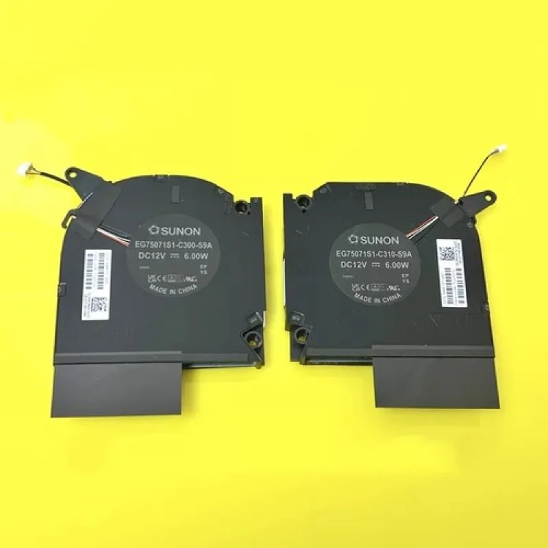 Y+New CPU GPU Coolng Fan DC12V For HP OMEN 16.1 " Gaming 16-u 16-wf 16-xf TPN-C167