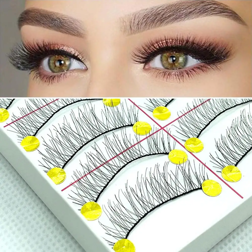 Hand Eyelash 3D Natural Mink False Eyelashes Makeup Faux Lashes Fake Make Cilios Wholesale Up Eye Tools Beauty W8A4