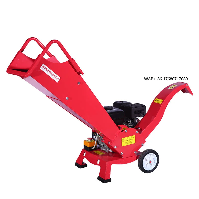 Aoyu Industrial  Branch Crusher Tree Wood Shredder Leaf Garden Shredder 500kg/h Capacity 3.5KW Motor 10mm Feed