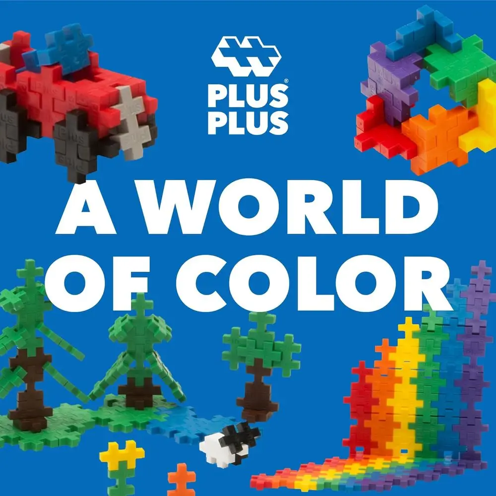 Set di blocchi da costruzione a colori di base da 1200 pezzi - Puzzle ad incastro STEM per giochi aperti per bambini
