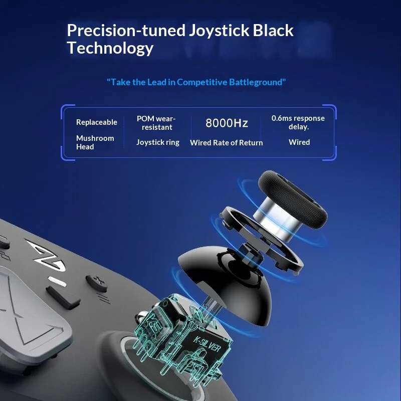 ZD Super Legend Excellence 8K 8000Hz対応 ZD Super Legend Gamepad 2026 Hall Effect Bluetooth