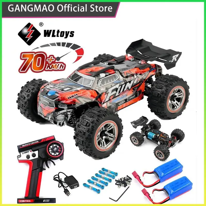 

WLtoys 184008 70KM/H 4WD RC Car Professional Monster Truck High Speed Drift Racing Remote Control Cars Children's Toys for Boys