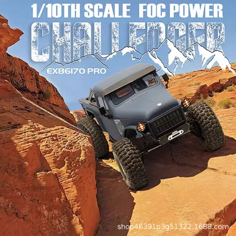 RGT EX86170PRO 1:10 Brushless Rock Crawler 2-Speed & Dig Transmission Challenger Style RC Model