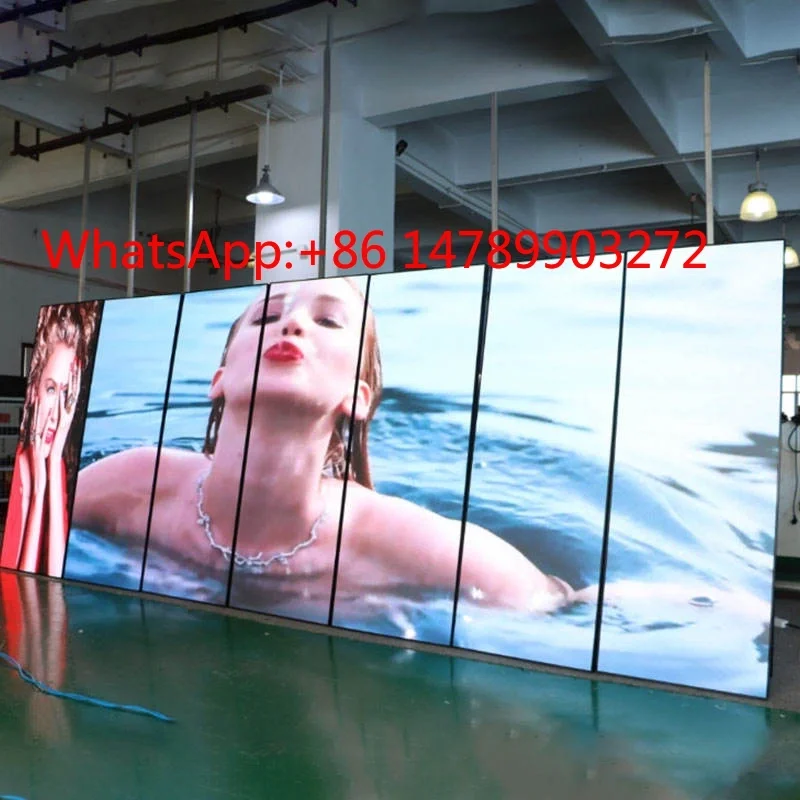 

P4 Mirror LED Poster Lightweight HD Indoor Outdoor Commercial Advertising Display Screen