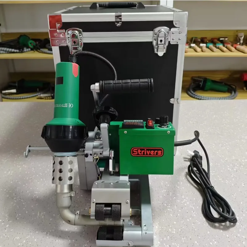 آلة لحام محمولة عالية الجودة قابلة للتخصيص إسفين ساخن لغطاء أرضي HDPE PVC LDPE لمشاريع مقاومة للماء