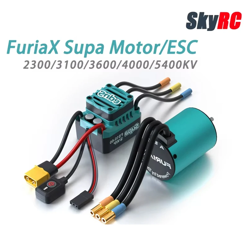 

Бесщеточный двигатель SKYRC FuriaX SUPA 3650 для радиоуправляемых машин, 60A ESC, 6V/7.4V BEC, программируемый, Plug and Play, для начинающих, подарок для детей