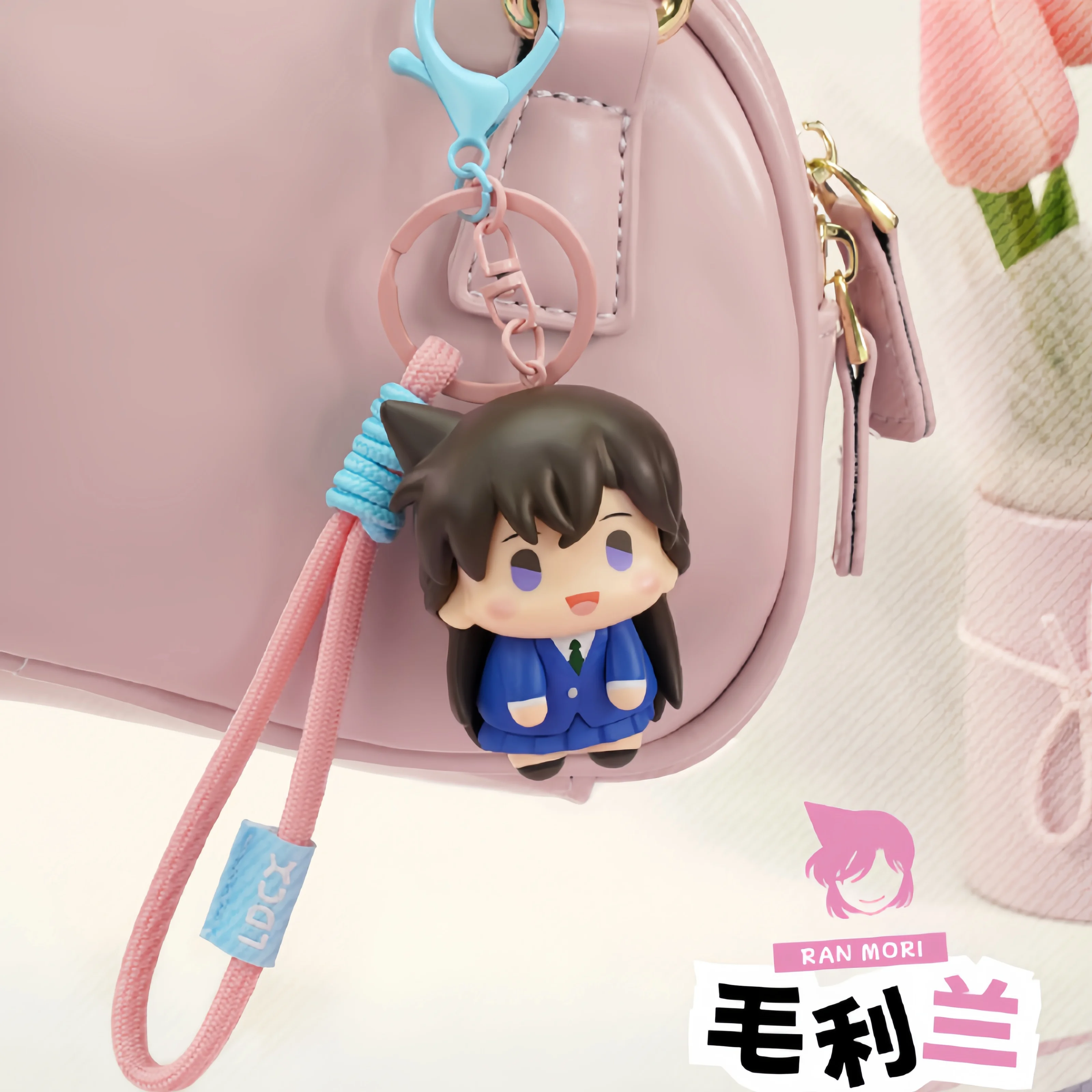 Genuíno detetive conan pendurado bonito exploração caixa cega pingente chaveiro decoração brinquedos periféricos boneca pingente brinquedos presente