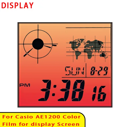 Farbbildschirm-Filtersets für Casio AE1200 Display Gradient Filter Royale Mod Hochwertiges Modellierzubehör – Detail 13